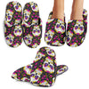 Sugar Skull Floral Pattern Slippers