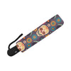 sugar skull Maxican Pattern Automatic Foldable Umbrella