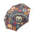 sugar skull Maxican Pattern Automatic Foldable Umbrella