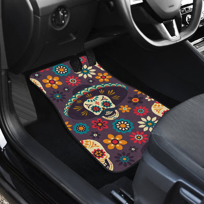 sugar skull Maxican Pattern Car Floor Mats