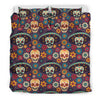 sugar skull Maxican Pattern Duvet Cover Bedding Set