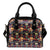 sugar skull Maxican Pattern Leather Shoulder Handbag