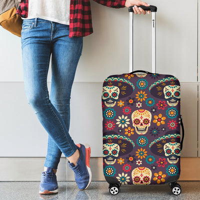 sugar skull Maxican Pattern Luggage Cover Protector