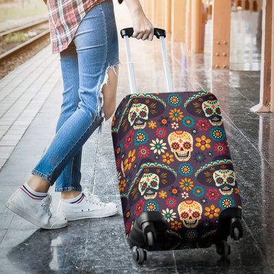 sugar skull Maxican Pattern Luggage Cover Protector