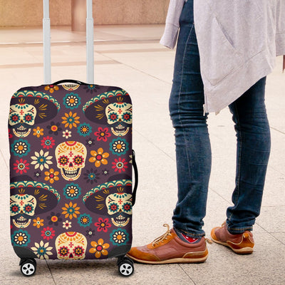 sugar skull Maxican Pattern Luggage Cover Protector