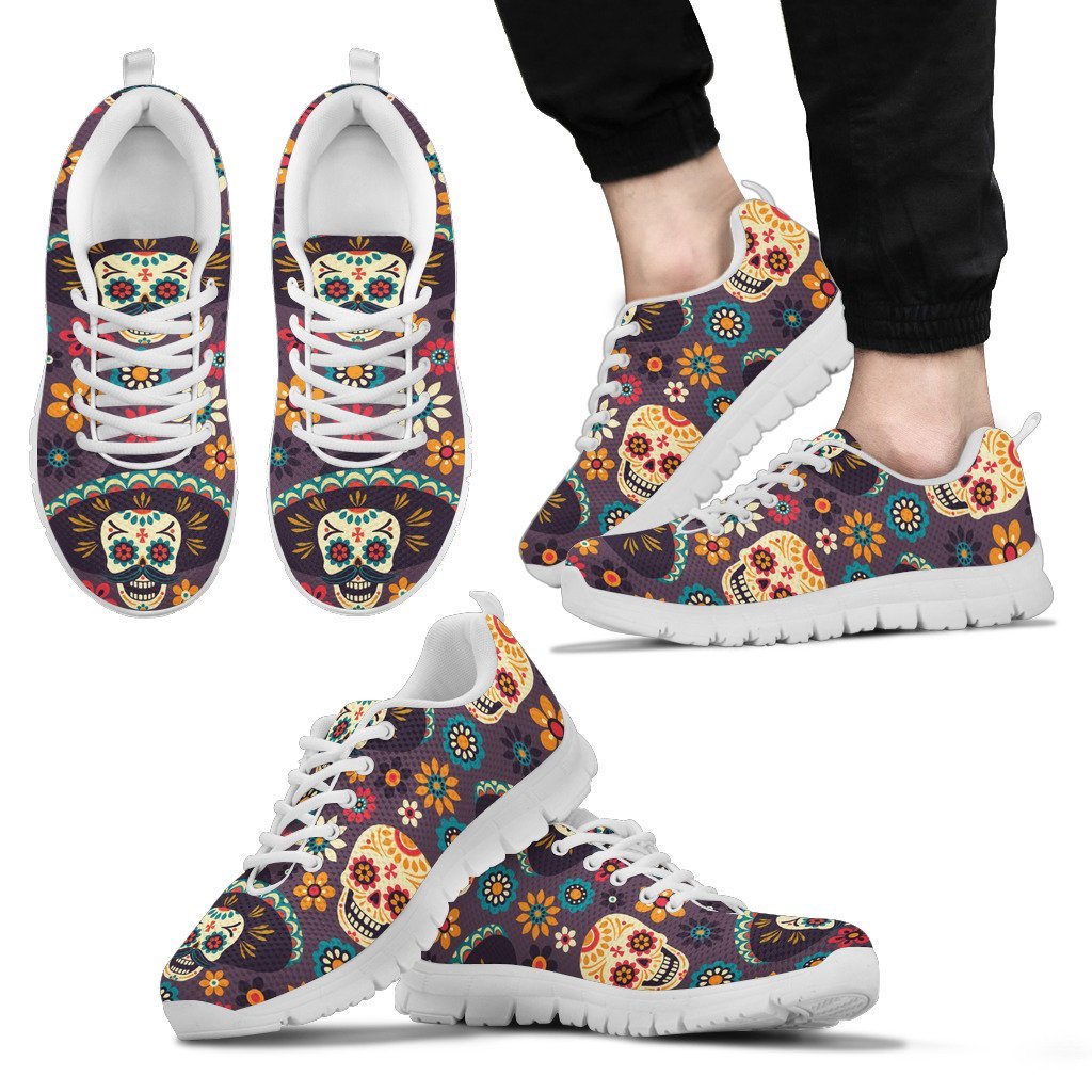 sugar skull Maxican Pattern Men Sneakers