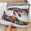 sugar skull Maxican Pattern Mesh Knit Sneakers Shoes