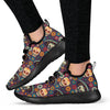 sugar skull Maxican Pattern Mesh Knit Sneakers Shoes