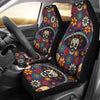 Sugar Skull Maxican Pattern Universal Fit Car Seat Covers