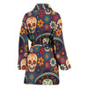 sugar skull Maxican Pattern Women Bath Robe