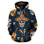 sugar skull Mexican All Over Zip Up Hoodie