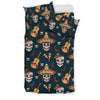 sugar skull Mexican Duvet Cover Bedding Set