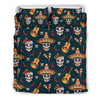 sugar skull Mexican Duvet Cover Bedding Set