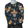 Sugar Skull Mexican Men Crewneck Sweatshirt