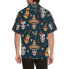 sugar skull Mexican Men Hawaiian Shirt