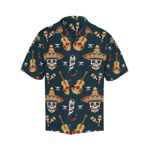 sugar skull Mexican Men Hawaiian Shirt