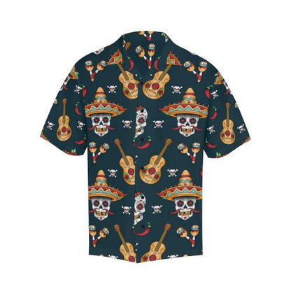 sugar skull Mexican Men Hawaiian Shirt