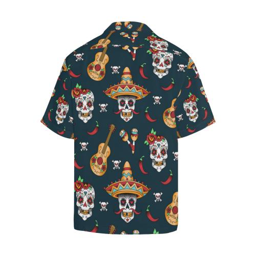 sugar skull Mexican Men Hawaiian Shirt