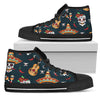 sugar skull Mexican Men High Top Shoes