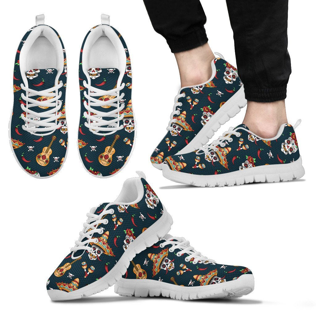 sugar skull Mexican Men Sneakers