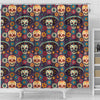 Sugar Skull Mexican Pattern Shower Curtain