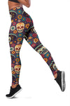 Sugar Skull Mexican Pattern Women Leggings