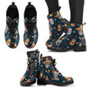 Sugar Skull Mexican Women Leather Boots