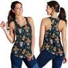 Sugar Skull Mexican Women Racerback Tank Top