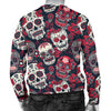 Sugar Skull Pattern Men Crewneck Sweatshirt