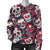 Sugar Skull Pattern Women Crewneck Sweatshirt