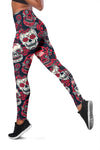 Sugar Skull Pattern Women Leggings