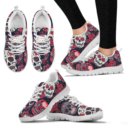 sugar skull Pattern Women Sneakers