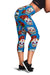 Sugar Skull Rose Pattern Women Capris