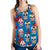 Sugar Skull Rose Pattern Women Racerback Tank Top