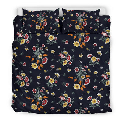 Summer Floral Pattern Print Design SF01 Duvet Cover Bedding Set-JORJUNE.COM