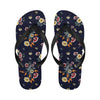 Summer Floral Pattern Print Design SF01 Flip Flops-JorJune