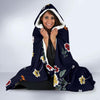 Summer Floral Pattern Print Design SF01 Hooded Blanket-JORJUNE.COM