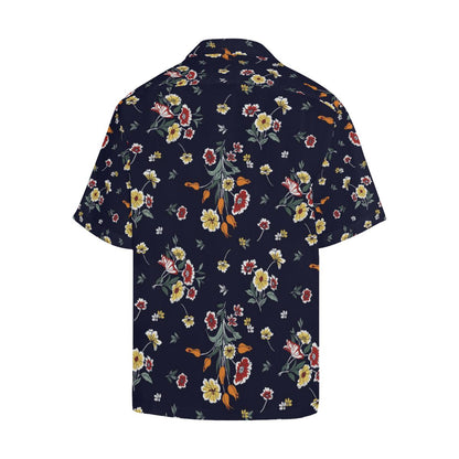Summer Floral Pattern Print Design SF01 Men Hawaiian Shirt-JorJune