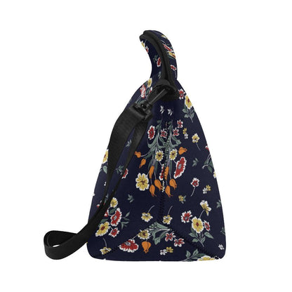 Summer Floral Pattern Print Design SF01 Neoprene Lunch Bag-JorJune