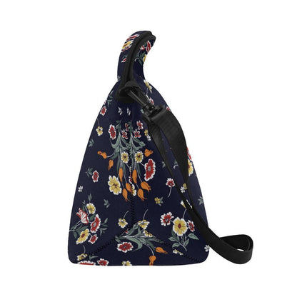 Summer Floral Pattern Print Design SF01 Neoprene Lunch Bag-JorJune