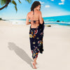 Summer Floral Pattern Print Design SF01 Sarong Pareo Wrap-JORJUNE.COM