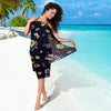 Summer Floral Pattern Print Design SF01 Sarong Pareo Wrap-JORJUNE.COM