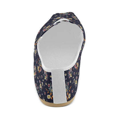 Summer Floral Pattern Print Design SF01 Women Casual Shoes-JorJune.com