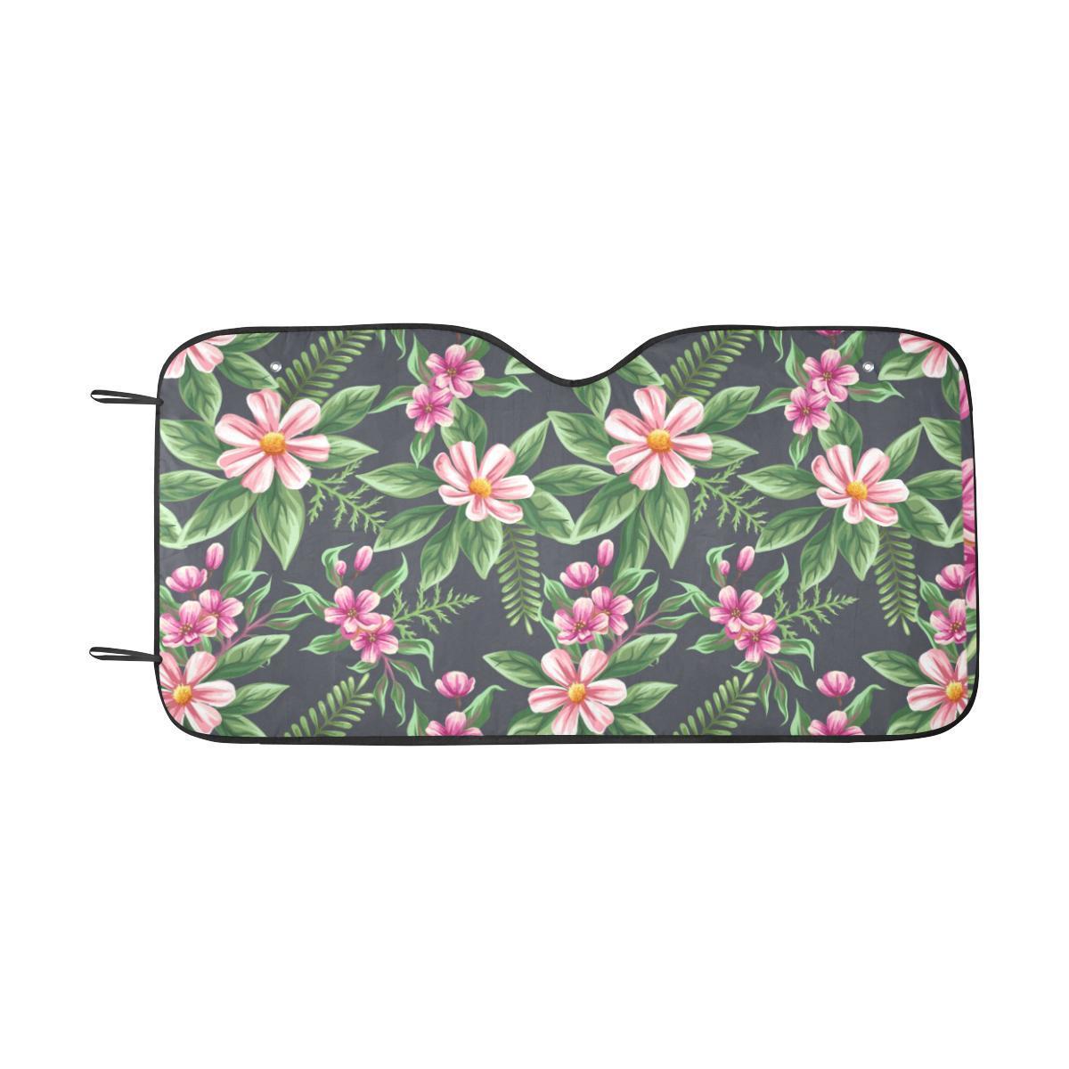 Summer Floral Pattern Print Design SF010 Car Sun Shade-JorJune
