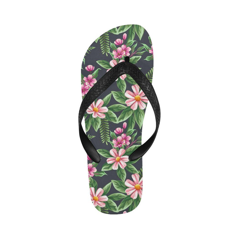 Summer Floral Pattern Print Design SF010 Flip Flops-JorJune