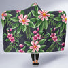 Summer Floral Pattern Print Design SF010 Hooded Blanket-JORJUNE.COM