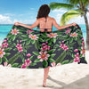 Summer Floral Pattern Print Design SF010 Sarong Pareo Wrap-JORJUNE.COM