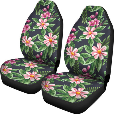 Summer Floral Pattern Print Design SF010 Universal Fit Car Seat Covers-JorJune