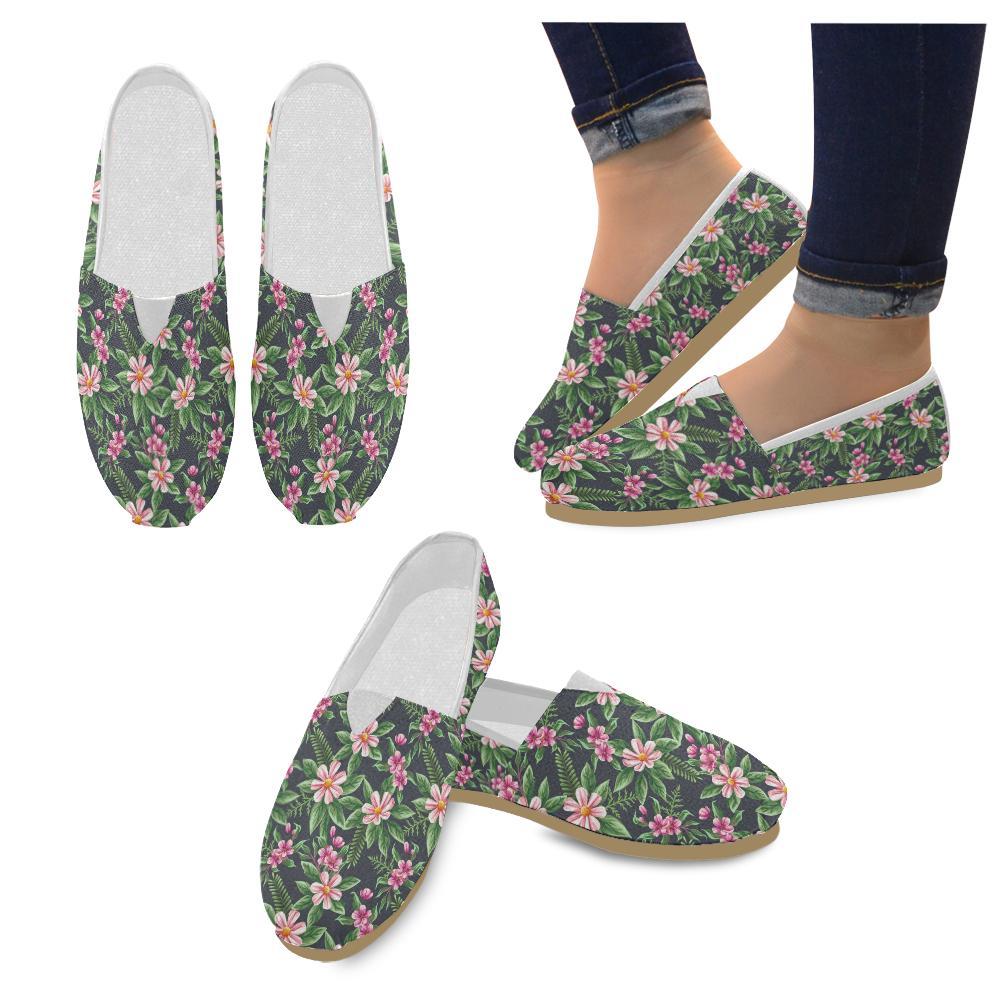 Summer Floral Pattern Print Design SF010 Women Casual Shoes-JorJune.com