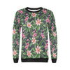 Summer Floral Pattern Print Design SF010 Women Long Sleeve Sweatshirt-JorJune